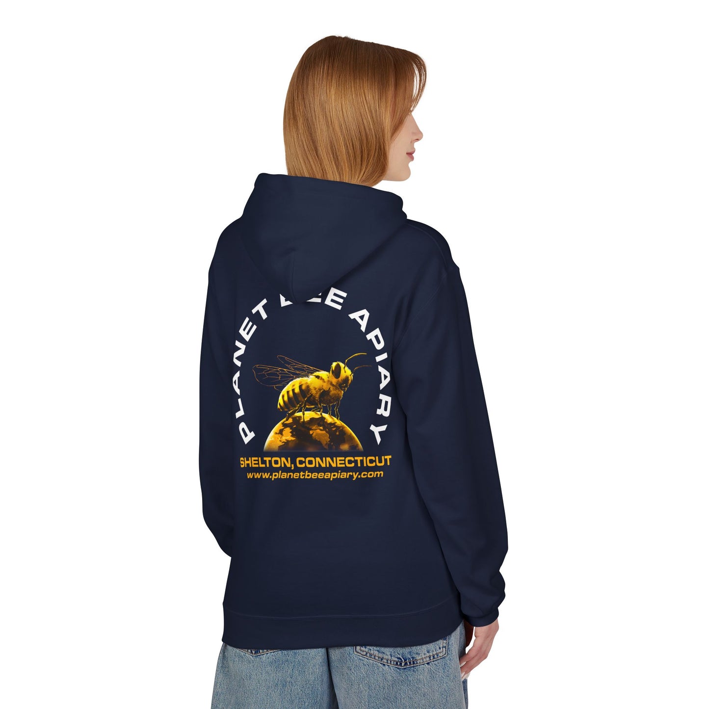 PLANET BEE APIARY Unisex Midweight Softstyle Fleece Hoodie