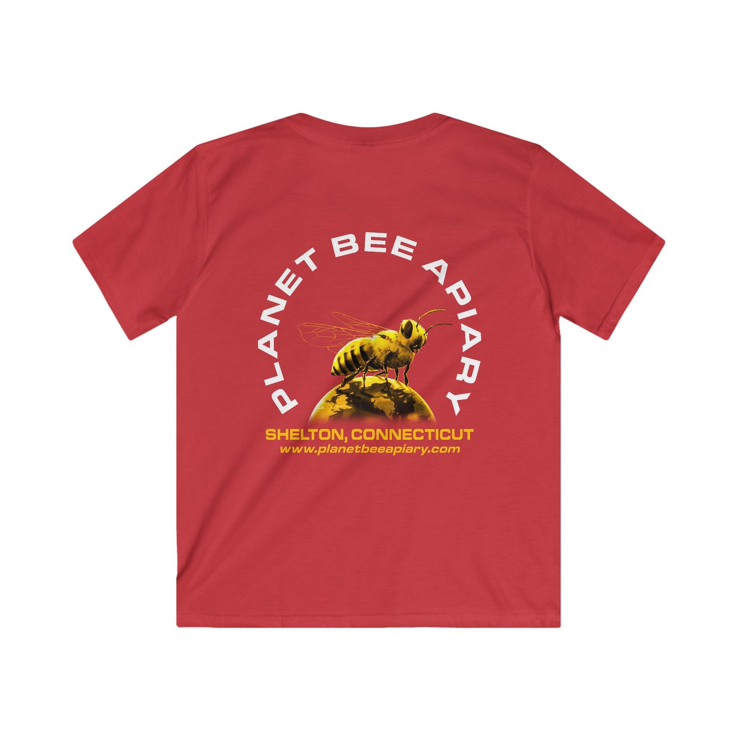PLANET BEE APIARY Kids Softstyle Tee