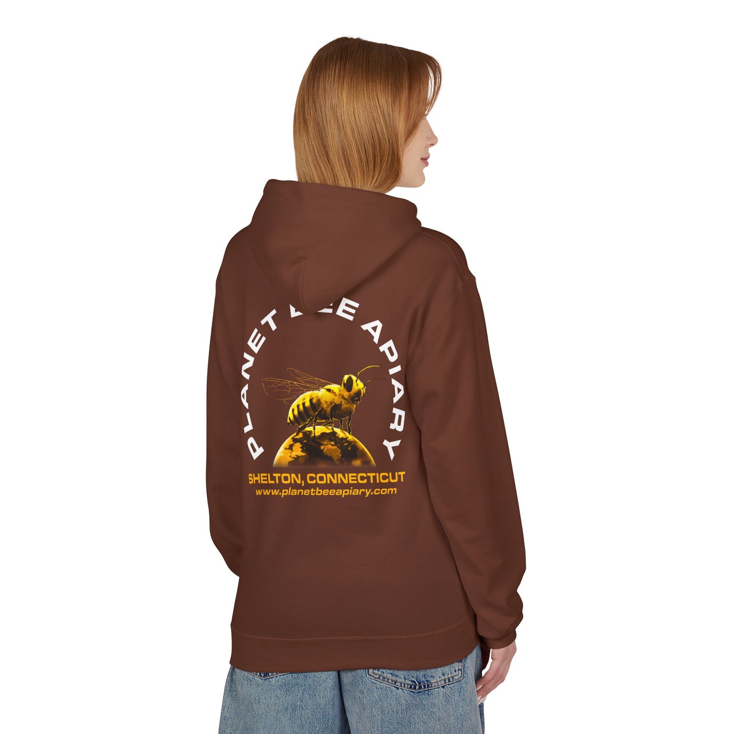 PLANET BEE APIARY Unisex Midweight Softstyle Fleece Hoodie