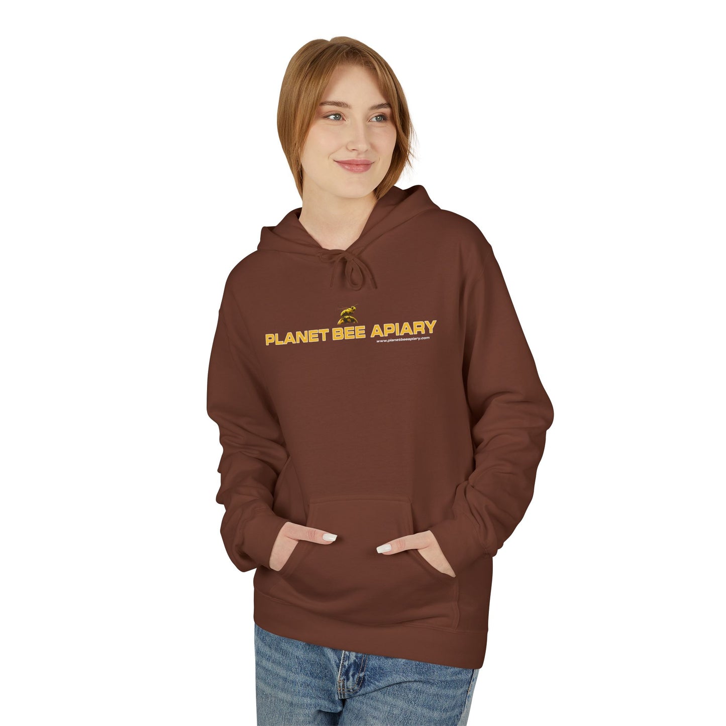 PLANET BEE APIARY Unisex Midweight Softstyle Fleece Hoodie