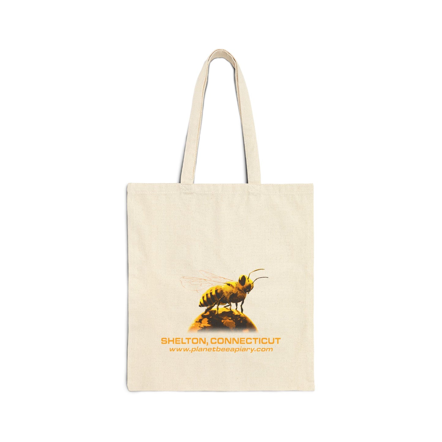 PLANET BEE APIARY   Cotton Canvas Tote Bag