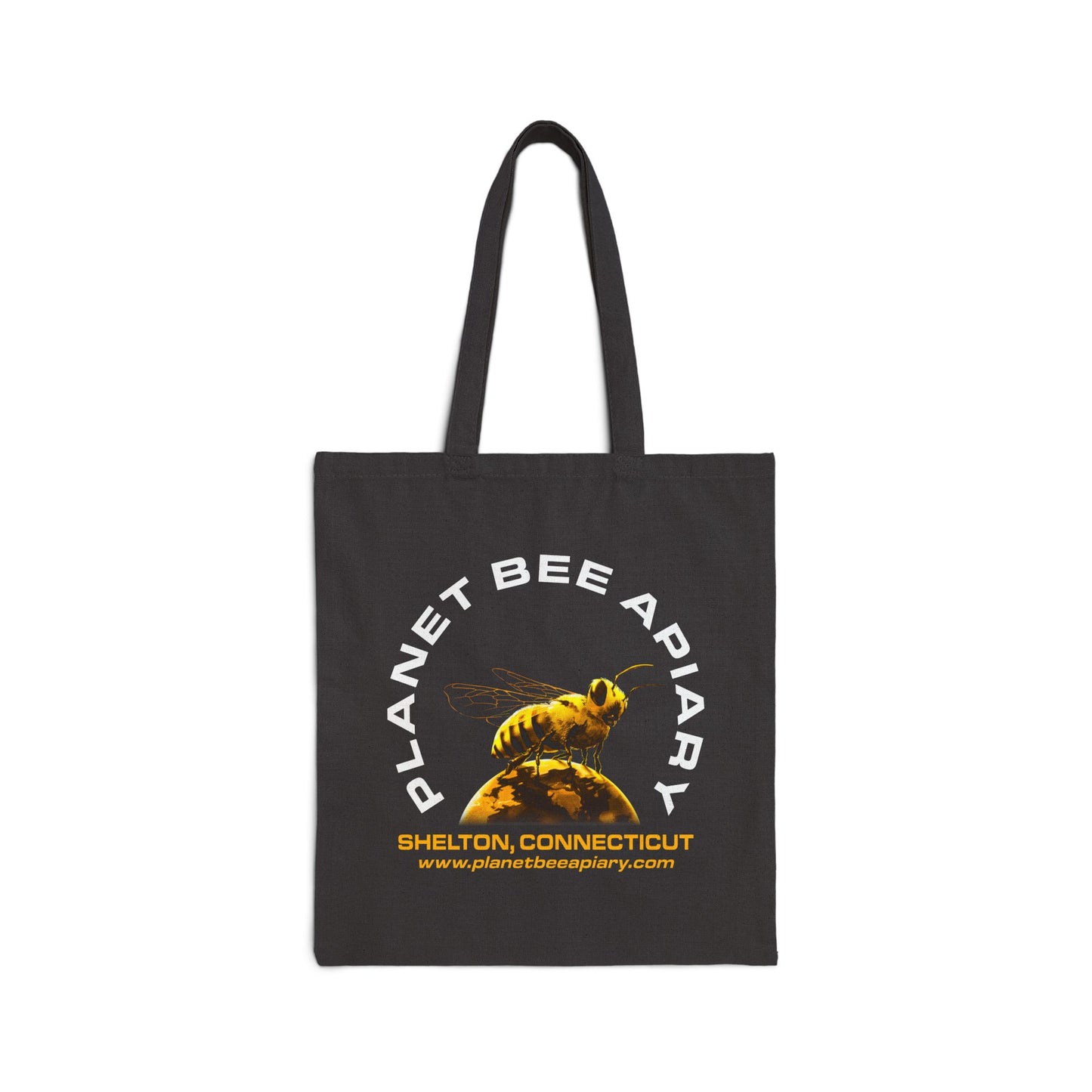 PLANET BEE APIARY   Cotton Canvas Tote Bag